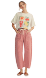 JODIFL Striped Barrel Pants, Assorted Colors