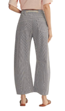 JODIFL Striped Barrel Pants, Assorted Colors