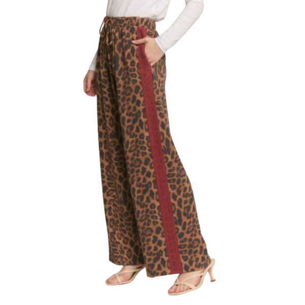 HEIMISH Animal Print Urban Ribbed Pants