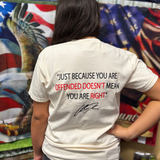 ‘JUST BECAUSE’ FREEDOM T-SHIRT