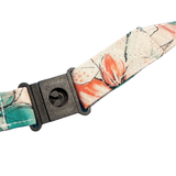 ALOHA LANYARD ‘Faded Pink / Teal Flowers’