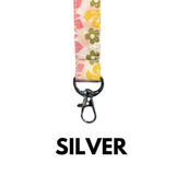 ALOHA LANYARD ‘Pink, Yellow & Green Flowers’