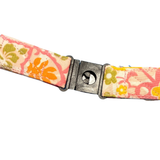 ALOHA LANYARD ‘Pink, Yellow & Green Flowers’