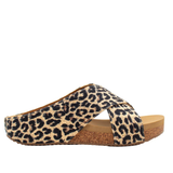 VOLATILE “Ablette” Linen Criss Cross Sandal