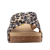 VOLATILE “Ablette” Linen Criss Cross Sandal