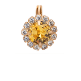 SORRELLI Haute Halo Dangle Earrings in Light Topaz