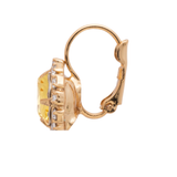 SORRELLI Haute Halo Dangle Earrings in Light Topaz