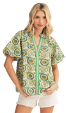 Jodifl Baroque Medallion Top, Assorted Colors