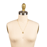 Sorrelli Izzy Decorated Pendant Necklace in Cappuccino Delite