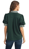Jodifl Striped Contrast Top, Assorted Colors