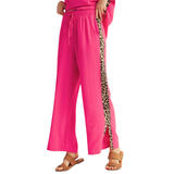 JODIFL Pants with Leopard Stripe