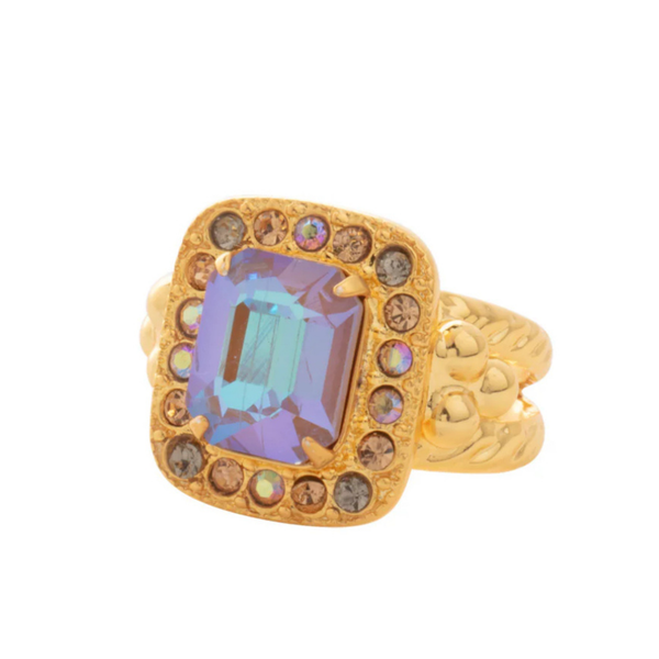 SORRELLI Opulent Octagon Ring in Honey Bourbon