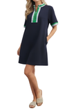 JODIFL Sporty Shift Dress in Navy