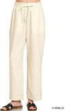 ZENANA Scuba Drawstring Pants, Assorted Colors
