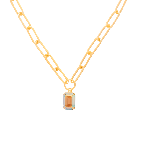 Sorrelli Nia Pendant Necklace in Light Colorado Aurora Borealis