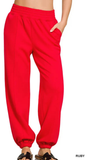 ZENANA Scuba Joggers, Assorted Colors