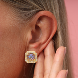 SORRELLI Autumn Stud Earrings in Cappuccino Delite