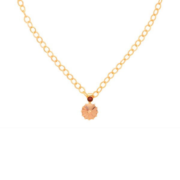 SORRELLI Regal Rivoli Pendant Necklace in Honey Bourbon