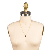 SORRELLI Regal Rivoli Pendant Necklace in Honey Bourbon