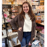 HEIMISH Basic Collar Ribbed Button Down Shacket Top, Assorted Colors