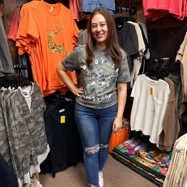 Made To Worship T-Shirt In Camo