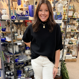 JODIFL Mock Neck Sweater Top, Assorted Colors