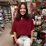 JODIFL Mock Neck Sweater Top, Assorted Colors