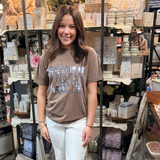 Southern Rheas Make Heaven Crowded Camo Shirt