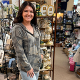 7th RAY Brushed Camo Hooded Shacket