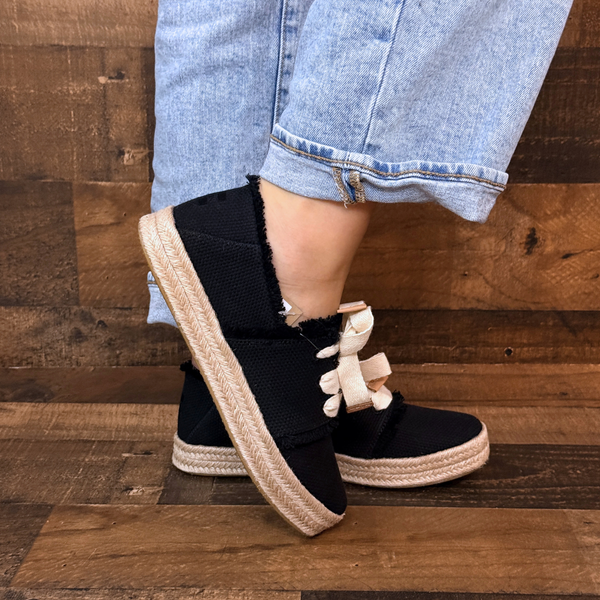 TOMS “Carolina” Lace-Up Espadrille