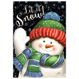 ‘Snowtime Snowman’ Decorative Flag