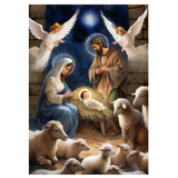 ‘Christ is Born’ Decorative Flag