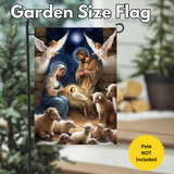 ‘Christ is Born’ Decorative Flag
