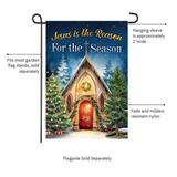 ‘Reason For The Season Church’ Decorative Flag