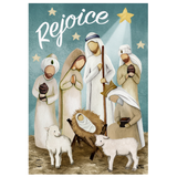 ‘Rejoice Nativity’ Decorative Flag