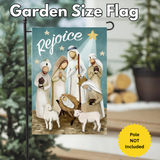 ‘Rejoice Nativity’ Decorative Flag