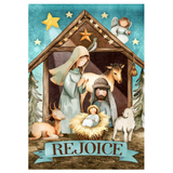 ‘Holy Nativity Rejoice’ Decorative Flag