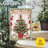 ‘Potted Merry Christmas Tree’ Decorative Flag