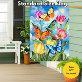 ‘Sunshine Butterflies’ Decorative Flag