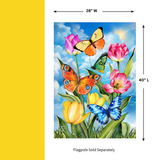 ‘Sunshine Butterflies’ Decorative Flag