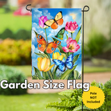 ‘Sunshine Butterflies’ Decorative Flag