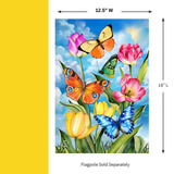 ‘Sunshine Butterflies’ Decorative Flag