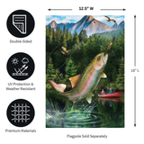 ‘Gone Fishing’ Decorative Flag