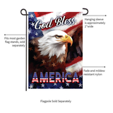 ‘God Bless America Eagle’ Decorative Flag