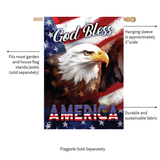 ‘God Bless America Eagle’ Decorative Flag