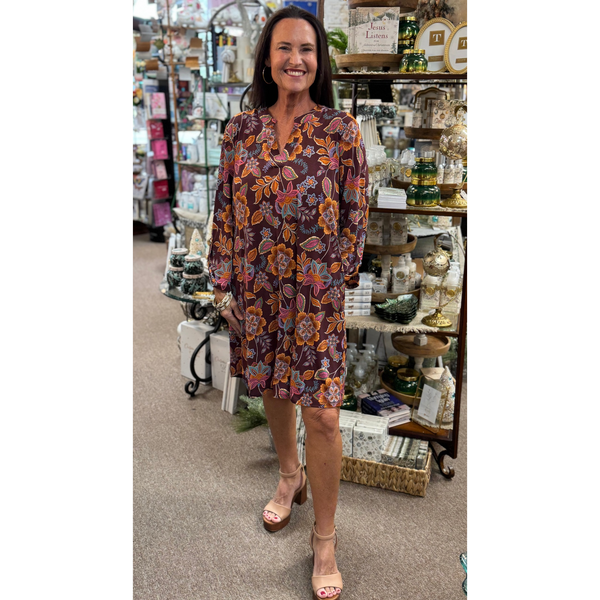 Dear Scarlett “Kaily” Dress in Chocolate