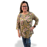 Dear Scarlett Tunic Top in Mustard