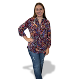 Dear Scarlett "Lizzy" Top In Maroon