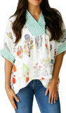 LDC V-Neck Shift Floral Top
