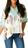 LDC V-Neck Shift Floral Top